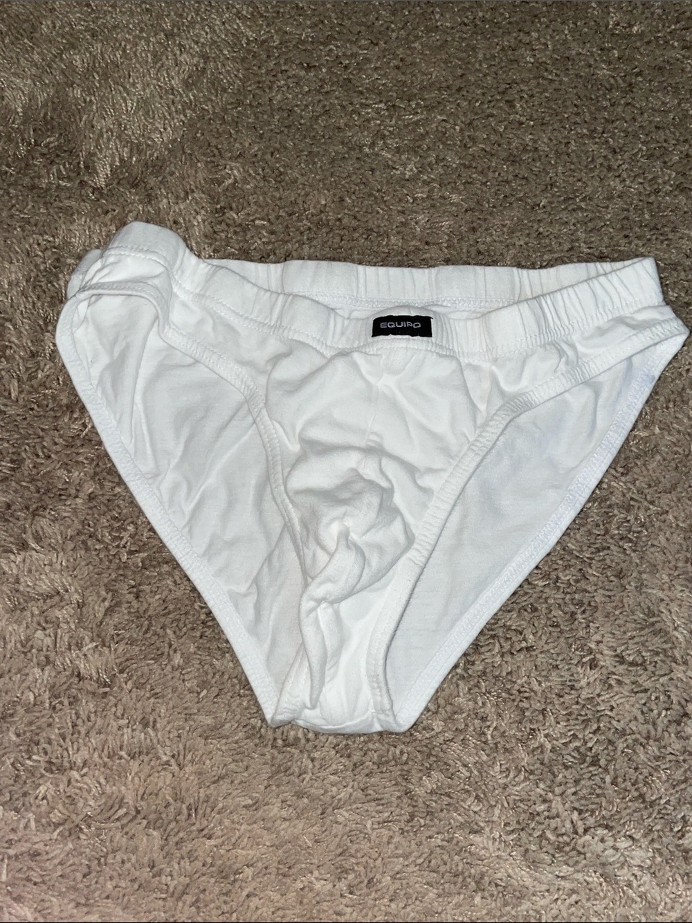 Gently worn Equipo Men's White Briefs - Classic Cotton Support size large